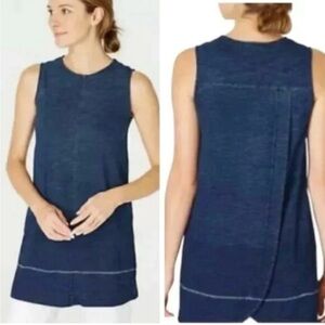 J. Jill Navy Sleeveless Tunic size XS coastal